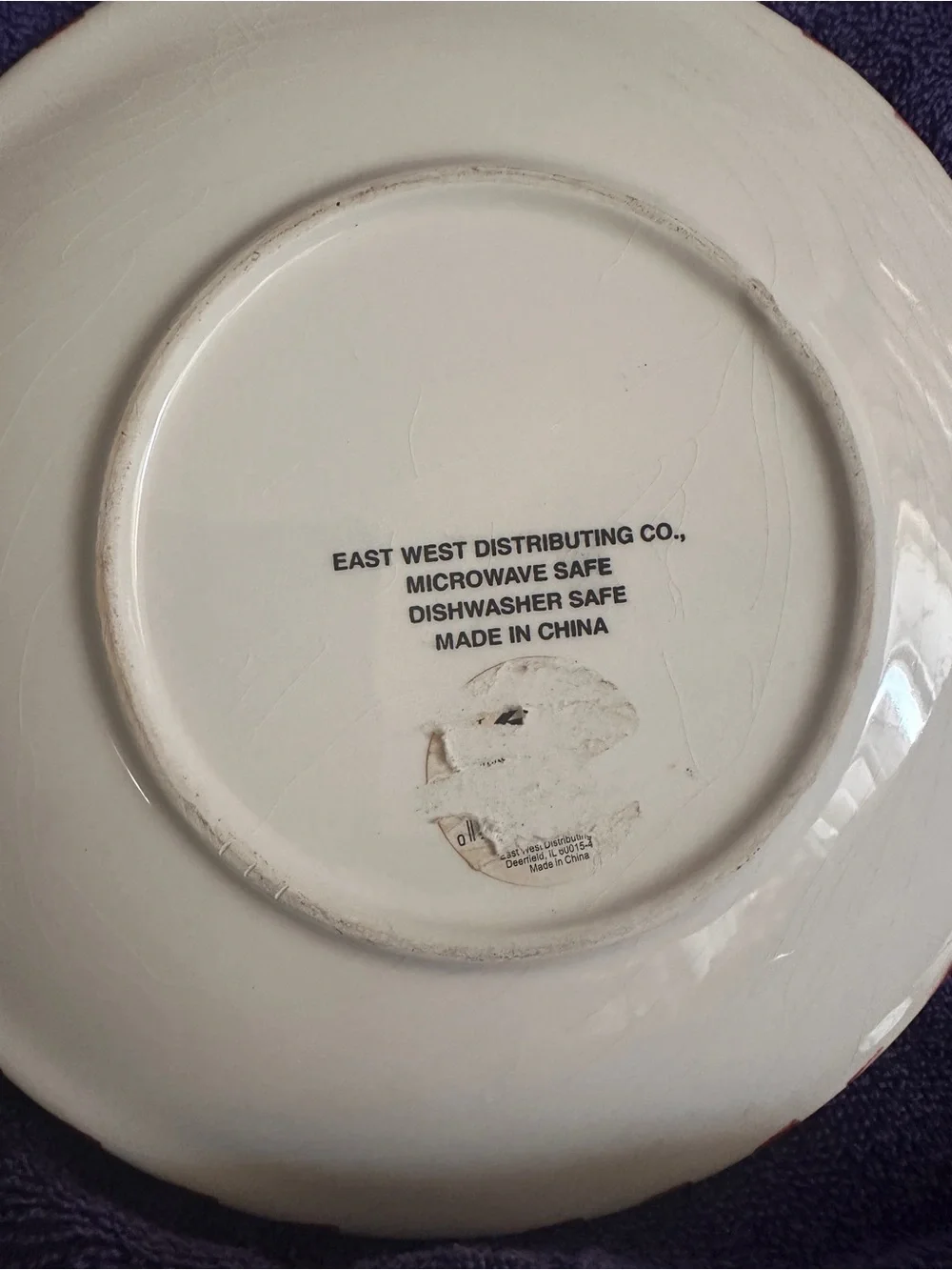 Cookies for Santa Ceramic Plate - Red and White Holiday Dinnerware
